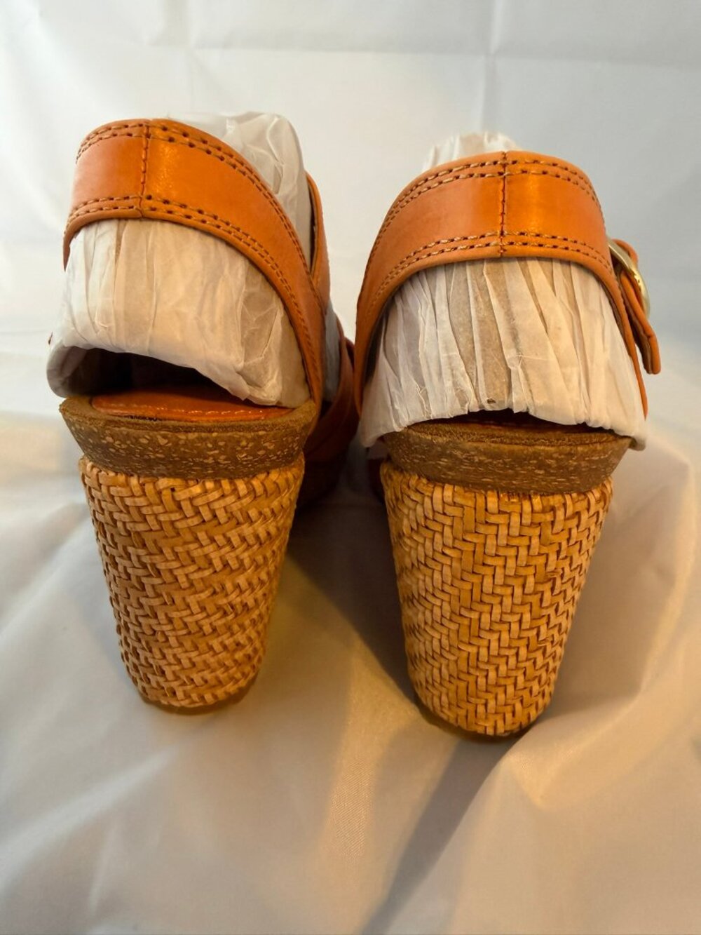 Sofft  Women's Carlana Wedge Sandal  Sunset Orange Women Size 6 M  NIB - Picture 4 of 7